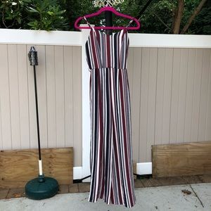 Striped Jumpsuit